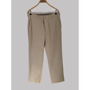 EM'S of Mason's Beige Cotton  Straight-Leg Pants Italy Casual Classic 34/40/33